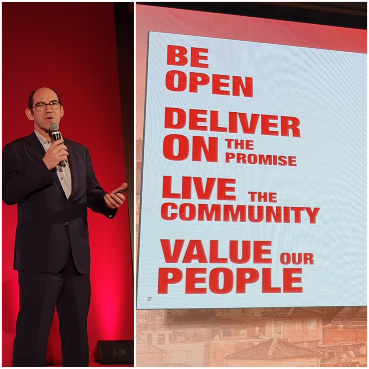 PaoliCGPI's tweet image. ✔#HereWeGo⚡#Roma 2019 🇮🇹 
☝️Le Pdt @JeanGranier déclare ouverte la 10e Université #CGPI #ClubExpert @generalifrance face au🔝200 🇫🇷 
🎤《Le ❤ de nos #strategies⁉️》
🔊 Tirer parti de nos atouts...VOUS...pour surrounder &amp;amp; accélérer notre #croissance durablement 🚀
#generali2021