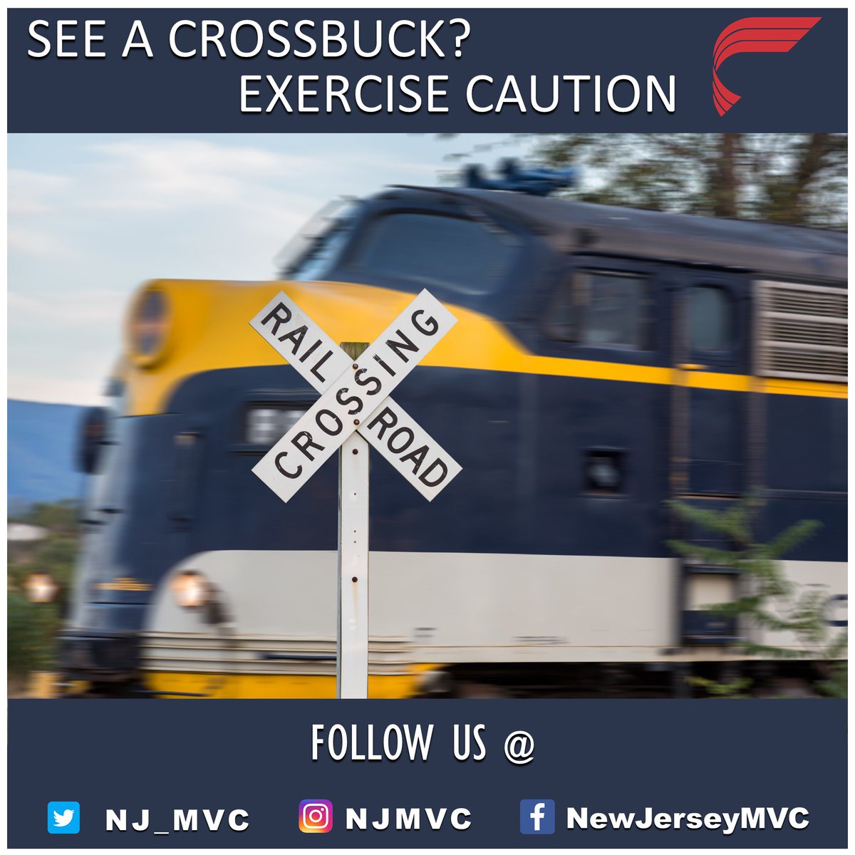 New Jersey Mvc If You Haven T Heard Of A Crossbuck You Ve Surely Seen One It S That X Shaped Railroad Crossing Sign With Black Wording On A White Background It S Equivalent To