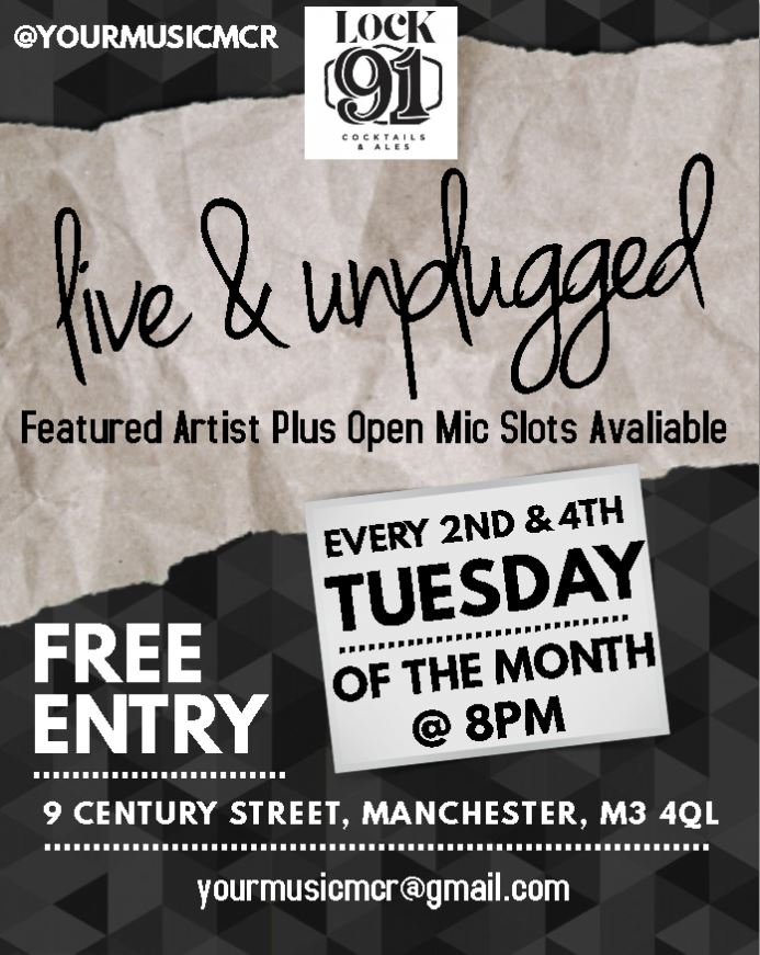 Lock91Mcr's tweet photo. Join the awesome @JOHNMACKIEMUSIC tomorrow night at #liveunpluggedmcr #openmic! 

#manchesterbars @YOURMUSICMANC https://t.co/4iLs5UvuEI