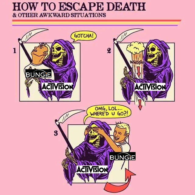 Dankashire's tweet image. •
•
•
•
•
•
•
•
#death #cheatdeath #bungie #Activision