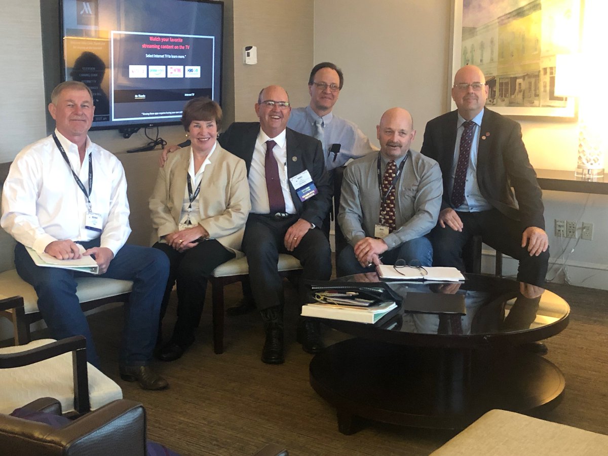 OntarioSheep's tweet photo. NSN meets with ASI executive @SheepUSA @pierrelessard13 @marccarere #sheep2019 #asi2k19 https://t.co/7X9YgmBbvD