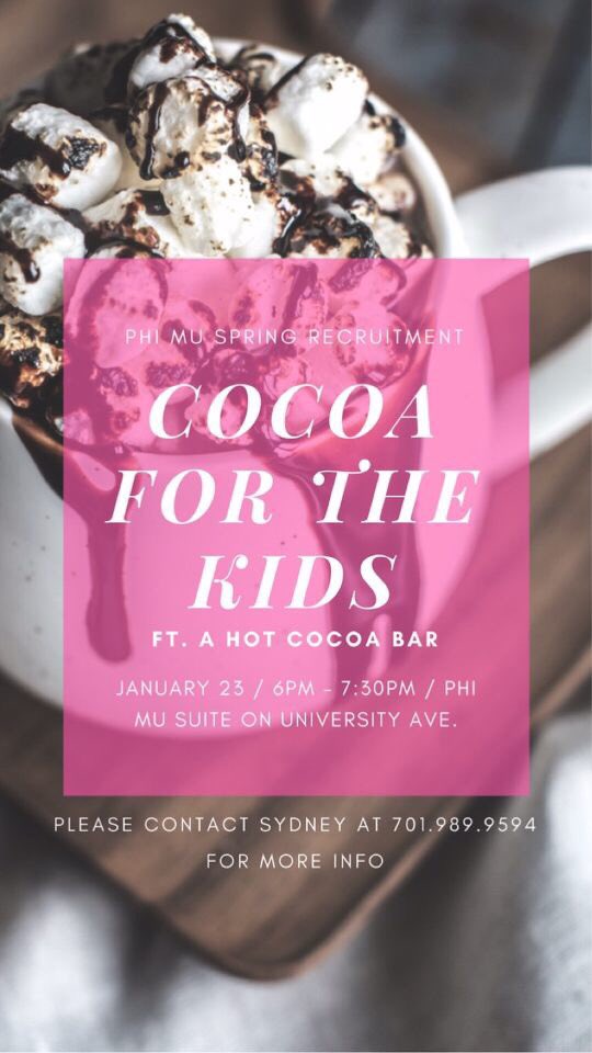 Our first event is tonight at 6, so excited to see you all there! 💓