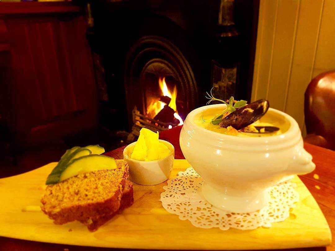 A Winter Night's Warmer...our seafood chowder...#clare #loophead #