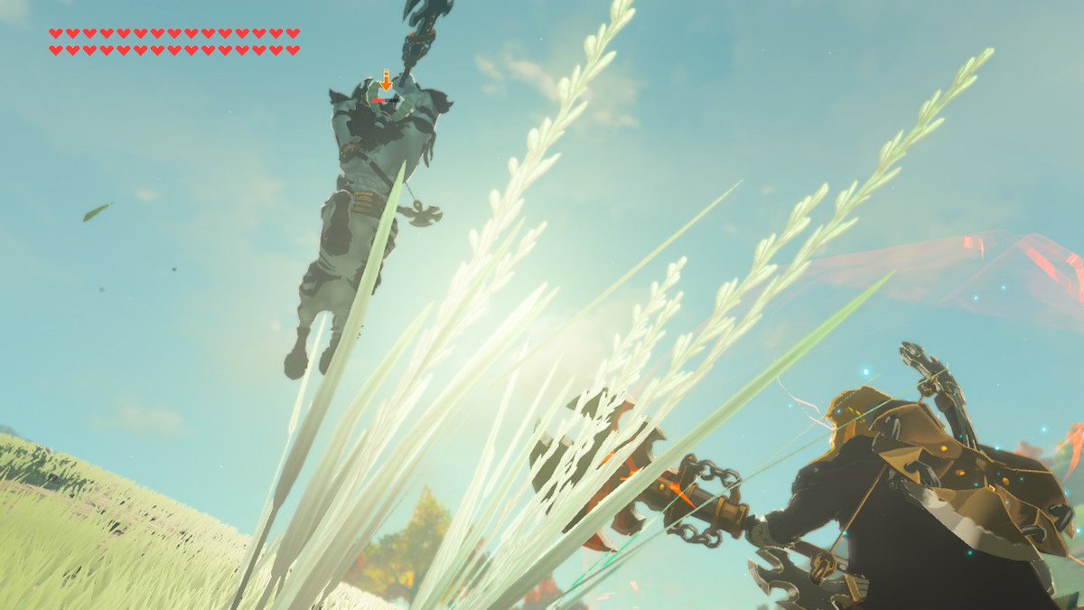XRQRQXR's tweet photo. Now that's what I'd call some stunning perspectives during and after a Silver Lynel-fight.
#SilverLynel #BreathoftheWild #NintendoSwitch https://t.co/MDlMZqWj68