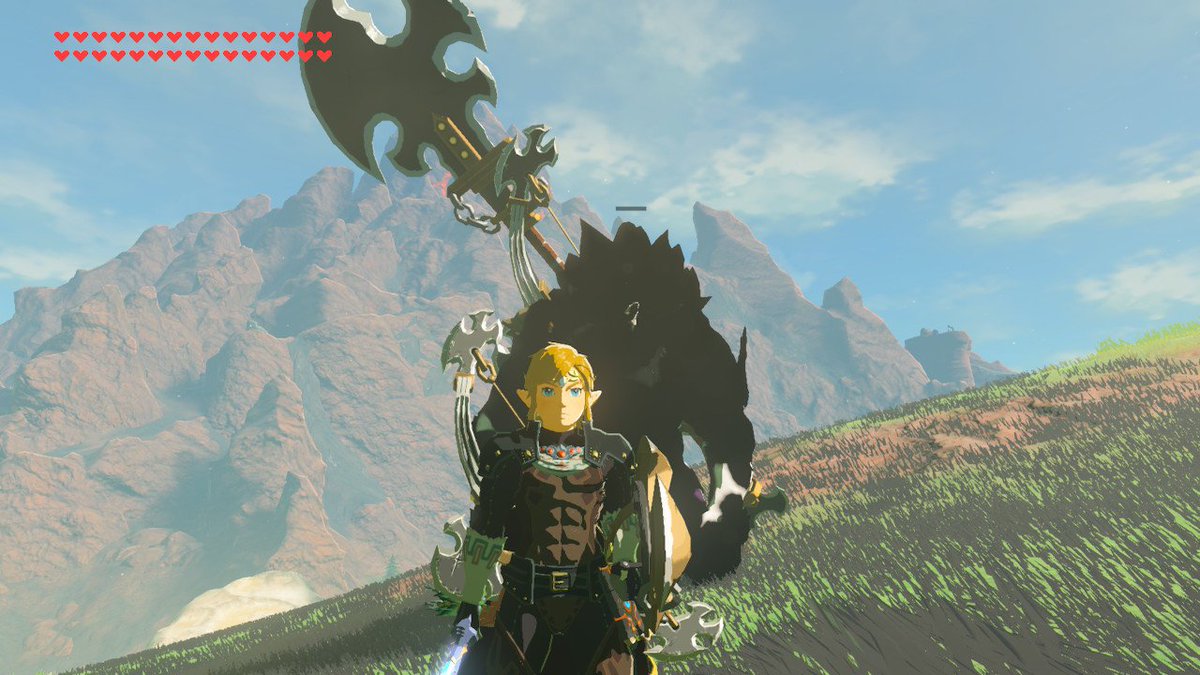 XRQRQXR's tweet photo. Now that's what I'd call some stunning perspectives during and after a Silver Lynel-fight.
#SilverLynel #BreathoftheWild #NintendoSwitch https://t.co/MDlMZqWj68