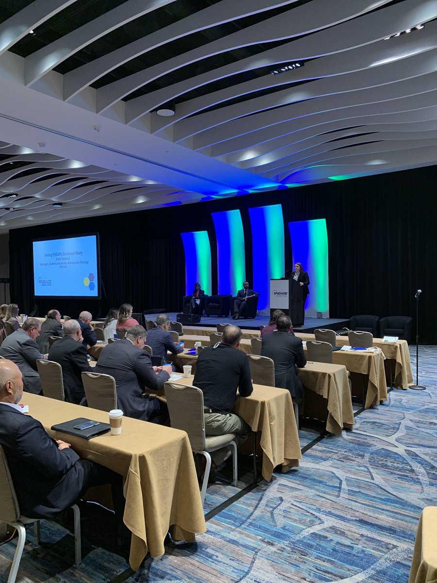 REGbiofuels's tweet image. Communications Manager, Katie Stanley, presenting at #NBB19 on how to grow the Biodiesel Brand. @Biodiesel_Media