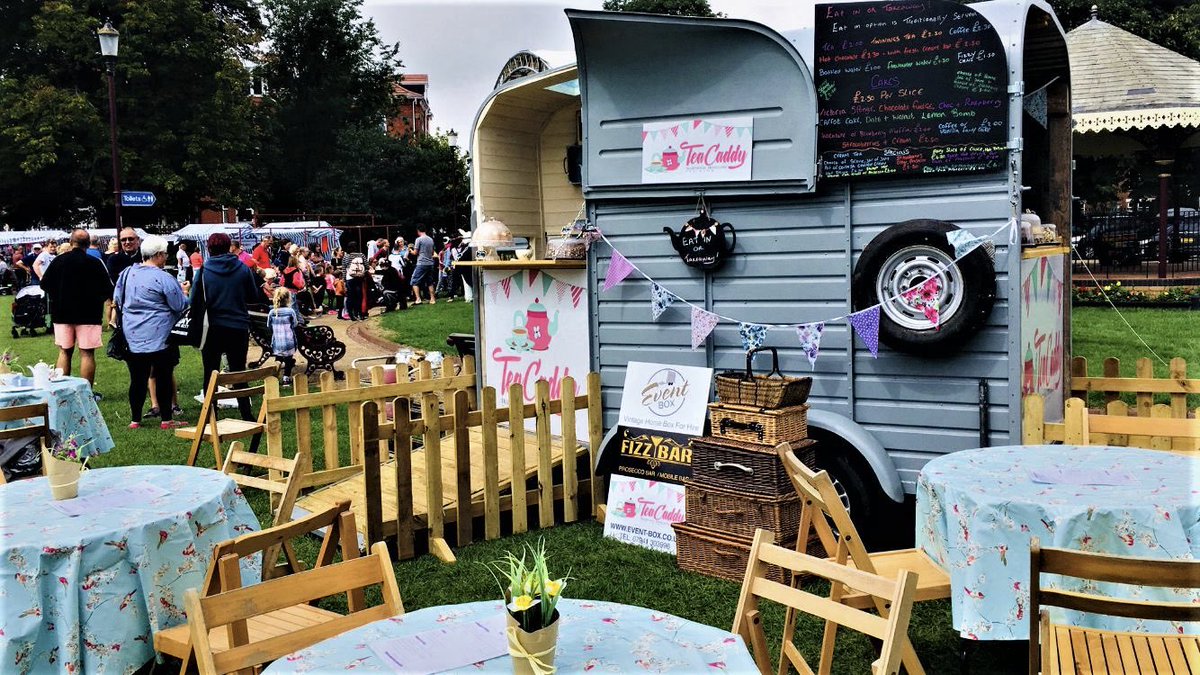 EventBoxLincs's tweet image. Vintage Horse Box For Hire... Traditional Travelling Tea Room.. serving a selection of cakes, cupcakes, muffins and scones #vintage #tearoom #cake #scones #skegness #lincolnshire