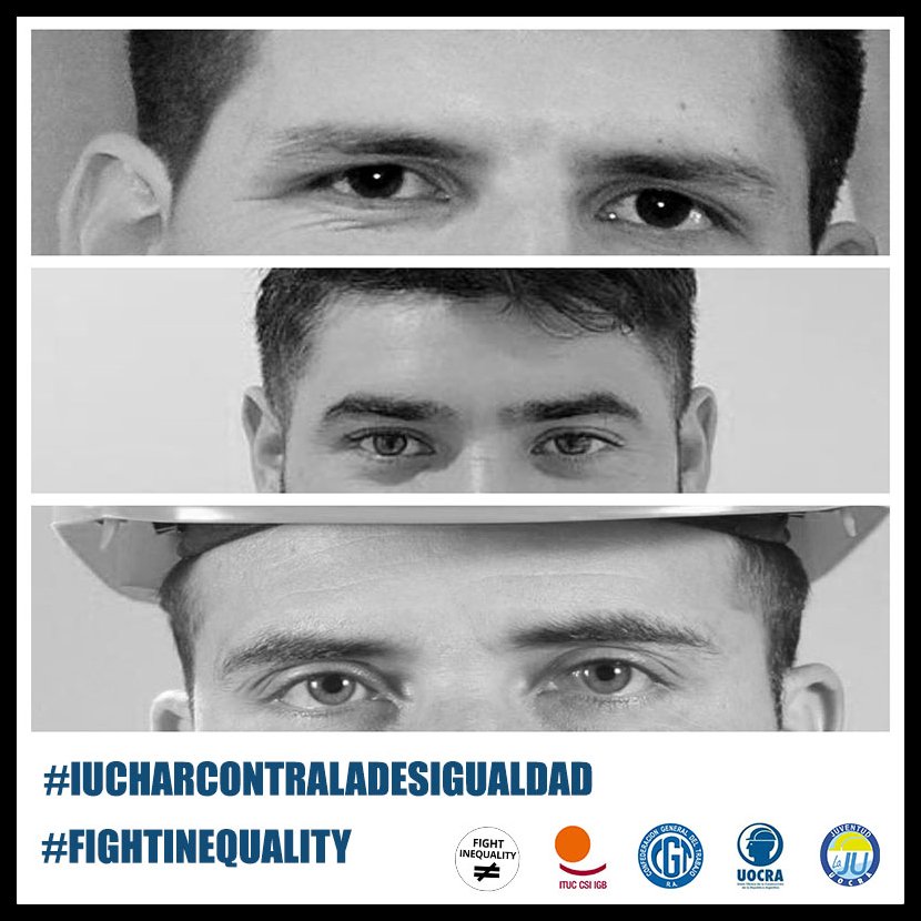 Junto a la Confederación Sindical Internacional (CSI–ITUC) y miles de trabajadoras/es del mundo los jóvenes nos sumamos a la campaña mundial #eyesongreed para hacer un llamado de atención global sobre la creciente concentración del poder económico en manos de las élites.