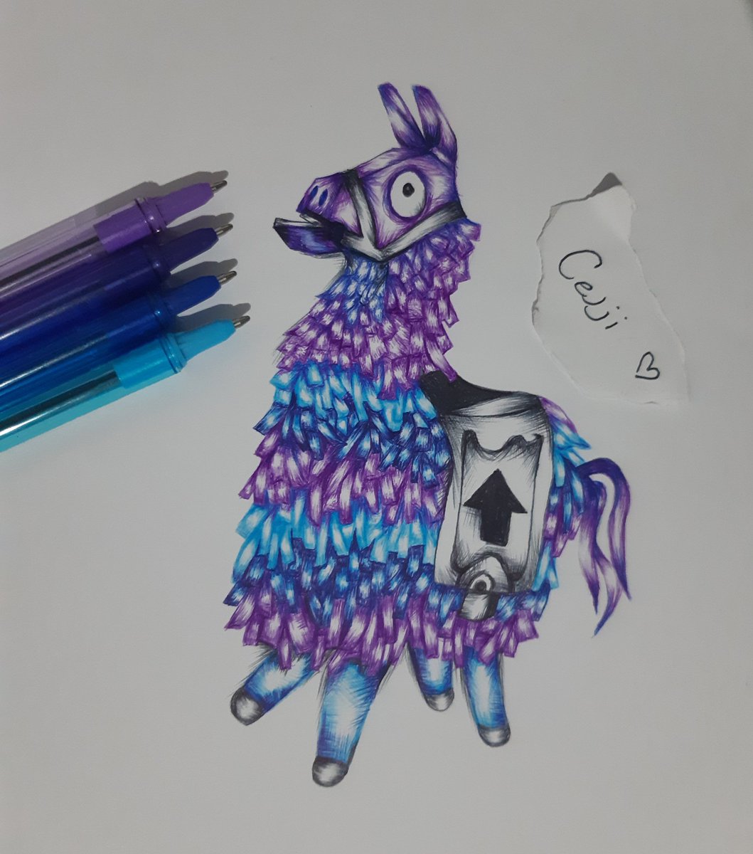 Draw Fortnite Llama | Free V Buck Generator Without Human ...