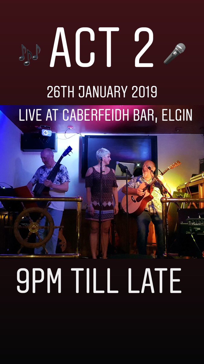 Join us this Saturday for live music from 9pm #caberfeidhbar #caberfeidhelgin #livemusic #music #elgin #elgintown #elginmoray #moray #morayshire #elginscotland #saturday #nightout #act2