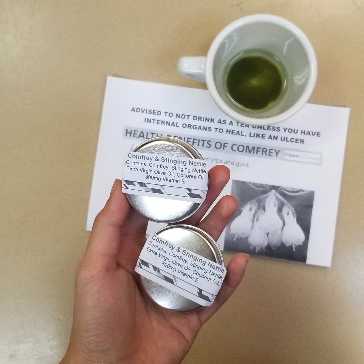 From yesterday's Indigenous Family Night - A member of our Indigenous community led a workshop on the health benfits of comfrey and stinging nettle. We're thankful they shared their knowledge - we have much to learn as we work towards reconciliation and caring for the Earth.