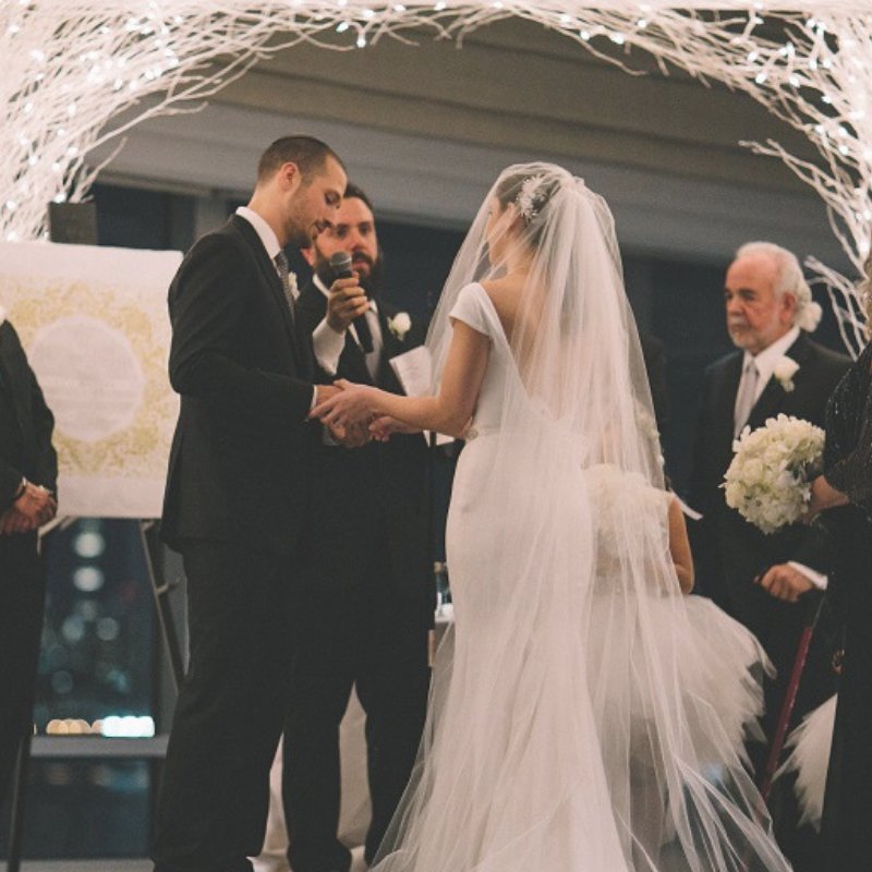 The Romanza Ketubah adds a romantic touch under this Winter Wonderland chuppah ❄️ ❄️ ❄️ 

#ketubah #ketuba #chuppah #jewishwedding #bestcustomers #shared #winterwedding #winterwonderland #jewish #newlywed #justmarried #romantic #weddingwednesday #love #potd