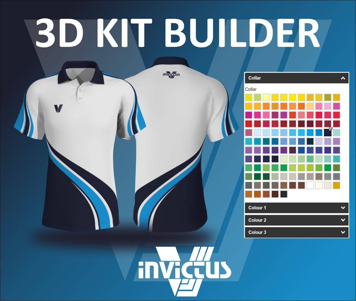 Our 3D Kit Builder is now Live for our Invictus Teamwear Bowls Shirts. Starting at only £19.99, delivered in only 3-5 weeks. We are the market leader in custom made clothing. With more clubs, counties and associations than anyone else.
