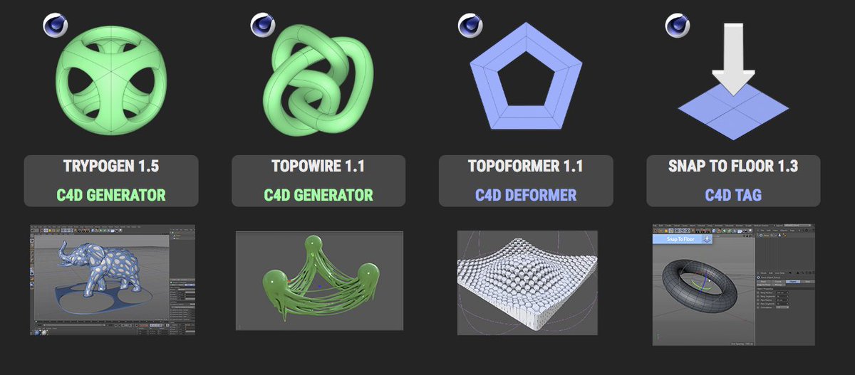 AlphaPixel3D's tweet photo. Cinema 4D Plugin Developer Merk has been working hard to create these amazing new plugins for C4D. Definitely unlike anything else out there. Find out more about them here: https://t.co/6x6IG71HZd
#C4D #Cinema4D #Plugins #Maxon https://t.co/EiMjqd7BC4