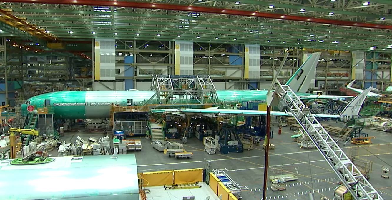 Resultado de imagen para Boeing 737 assembly line