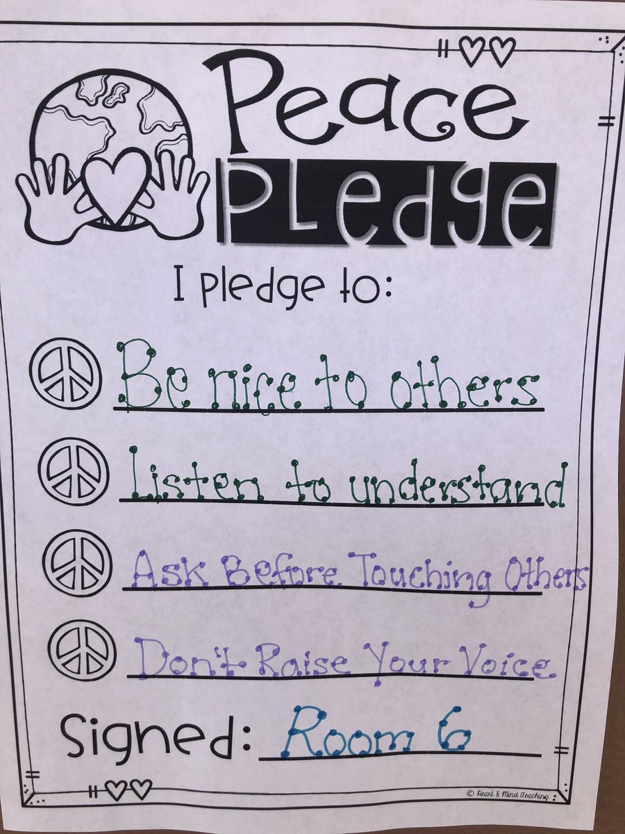 #CCSDPeaceWeek at Red Rock Elementary School