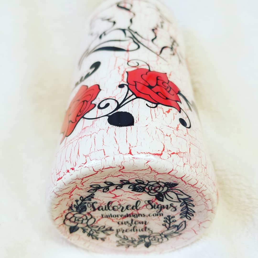 tailoredsigns's tweet photo. Beauty &amp; The Beast ♡♡ this was such a fun project! Loving the crackle design. 🌹🌹🌹
.
.
.
.
.
.
#beautyandthebeast #beauty #thebeast #rose #crackle #craftymom #crafty #diymom #handmade #disney #disneyprincess #flower #character #womaninbiz #princess #craftbuzz #flowerlovers 🌹 https://t.co/CPoajqKVjr
