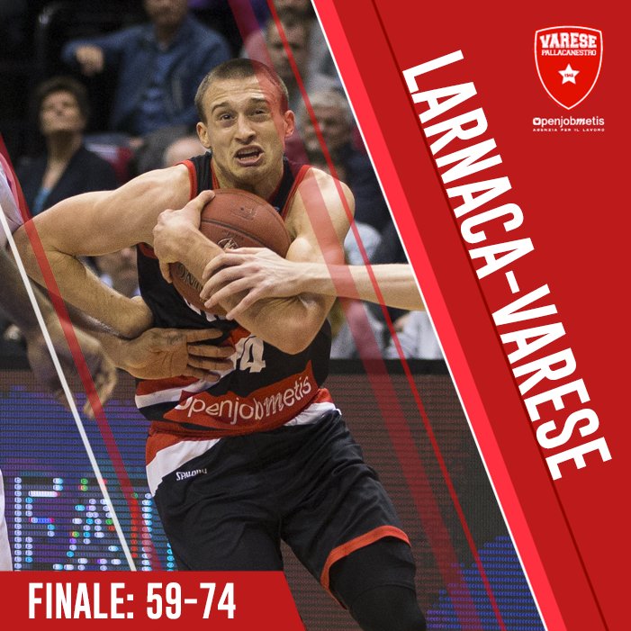 PallVarese's tweet photo. 😎 #LarVar finisce 5⃣9⃣ a 7⃣4⃣! Che bella vittoria biancorossi! Tutti insieme #GOVARESE https://t.co/D6qJ5fqipX