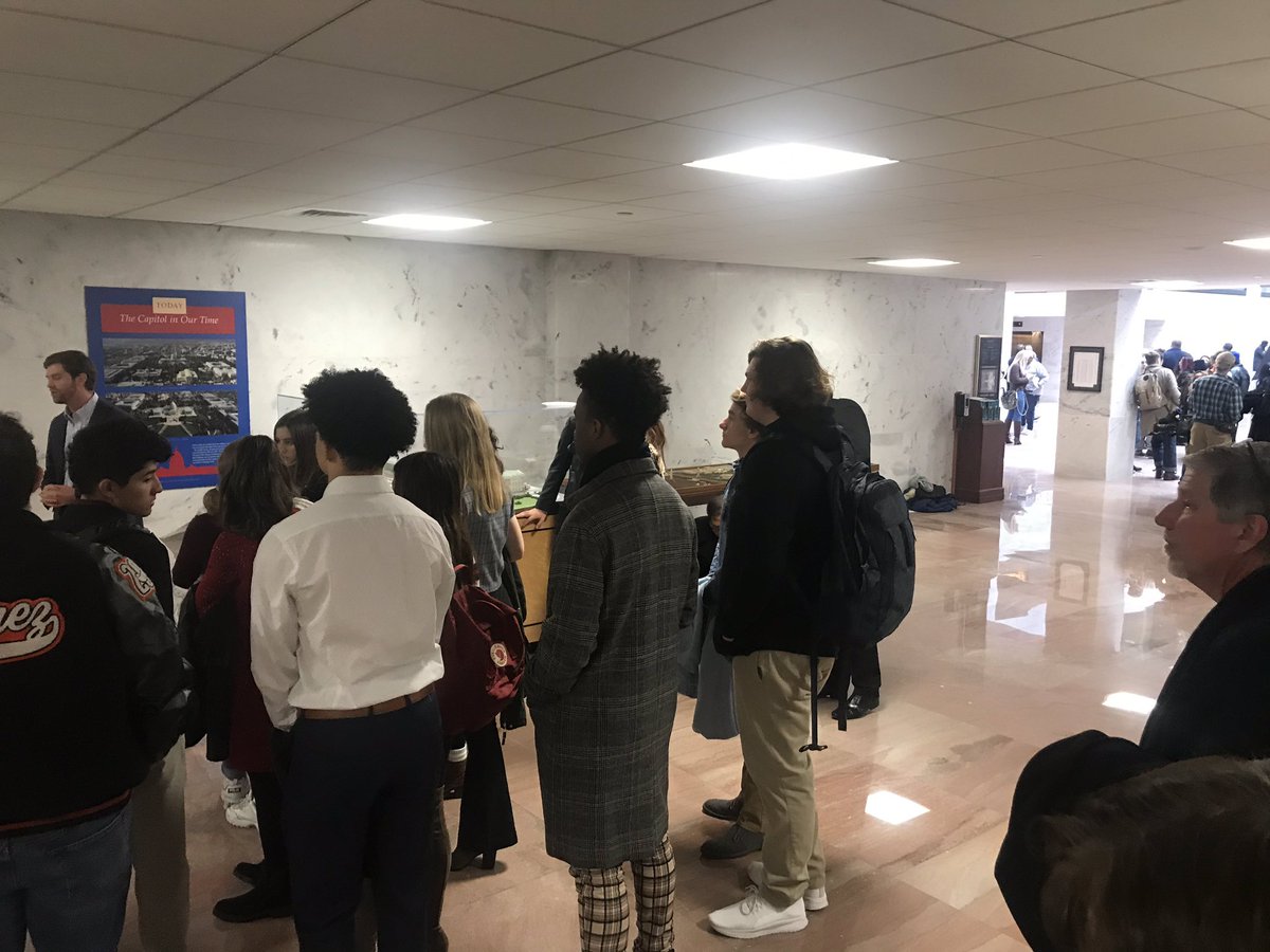 victakacs's tweet image. @StPiusX students meeting with the legislative staff from TX Senator John Cornyn’s Office (@JohnCornyn) @USSenate @CloseUp_DC @HoustonChron #PanthersInDC