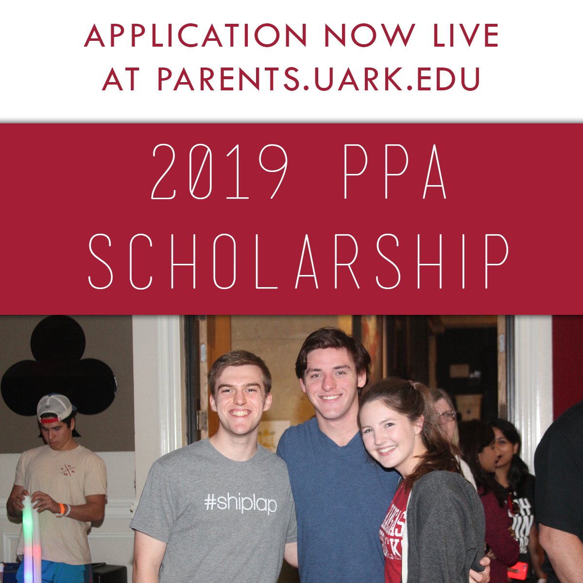 PPA Scholarship apps due on February 26th. Students, apply here: hogsync.uark.edu/submitter/form…