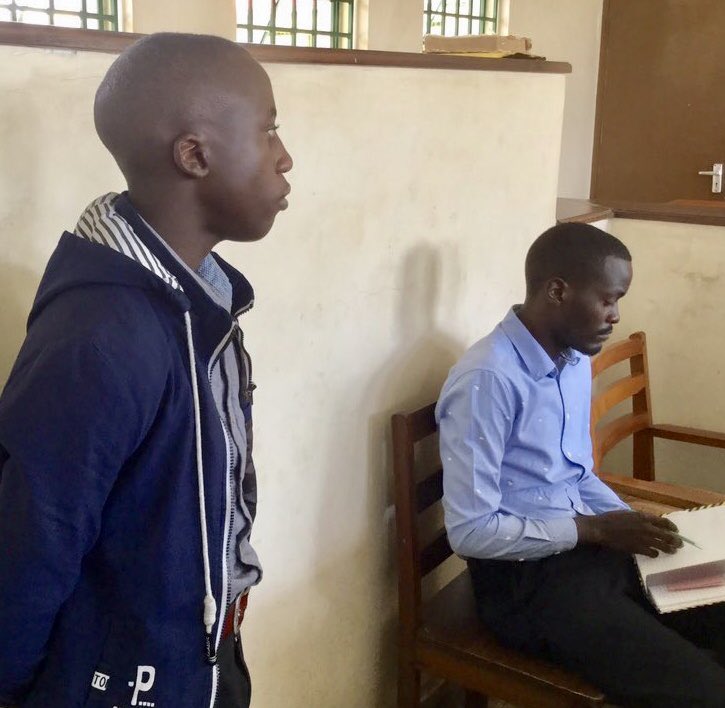 kizzabesigye1's tweet image. 53 people, including juveniles, charged with inciting violence (after Police stopped memorial prayers in Rukungiri for Edison Kakuru &amp;amp;other victims of Police violence) appeared today for mention.
Rukungiri people are unbwogable! We shall overcome! @PGovUg @PoliceUg @Parliament_Ug