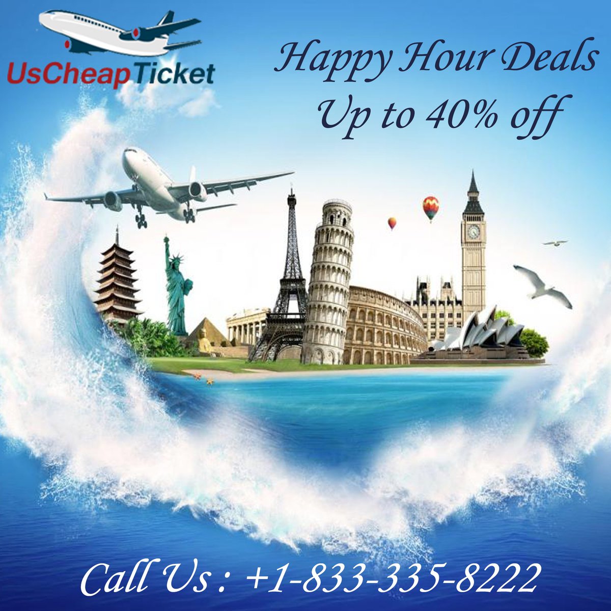 Uscheapticket's tweet photo. Book Holiday Packages from Uscheap Ticket. Enjoy your holidays in USA
Click here for more details! Hurry now!
Visit us:- https://t.co/XBFLem1yb6
Email :- support@uscheapticket.com
#UsCheapTicket #USA #LowCostAirlineTickets https://t.co/YiOTC0bDPp