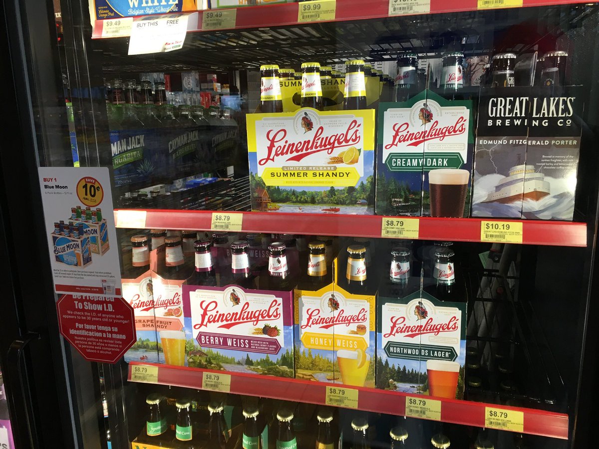 dick leinenkugel on twitter inside the cooler kwiktrip in fond du lac wi meanwhile outside the store itssummershandyseason dick leinenkugel on twitter inside