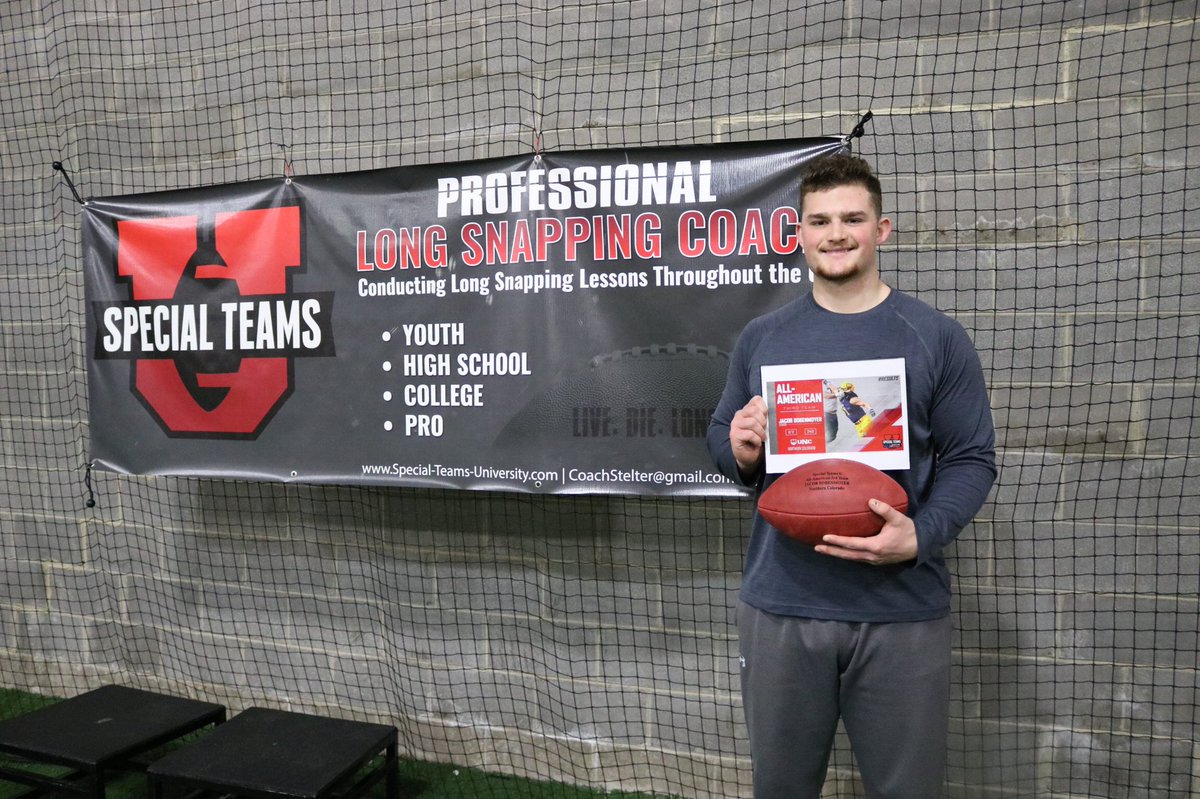 SpecialTeamsU's tweet photo. The top 2 LS in this years draft class according to https://t.co/wIjZYQQ9t7! Very excited for these two. @chriswilk51 and @JacobBobenmoyer have put in the work, killed it at the @Shrine_Game, and and are preparing for their pro day now. #WelcometotheU #RESULTS https://t.co/xH9B9VYuPk