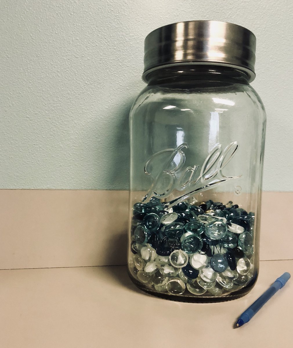CACGrayson's tweet image. This jar holds a marble for every child one of our forensic interviewers has helped during her career so far. Each one represents a child who was given a safe place to tell his or her story! #noexcuseforchildabuse #forensicinterview #everychild #changinglives #makingthedifference
