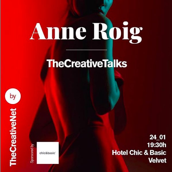 Tic tac! Emocionats de creuar-nos amb Anne Roig i, encara més, de descobrir, des de ben aprop, la seva fotografia. 
Ja és demà, <a href="/anneroig/">Anne Roig</a> x <a href="/thecreative_net/">thecreative.net</a> #TheCreativeTalks #Chic&amp;Basic 

instagram.com/p/BsnW6OsnfUW/