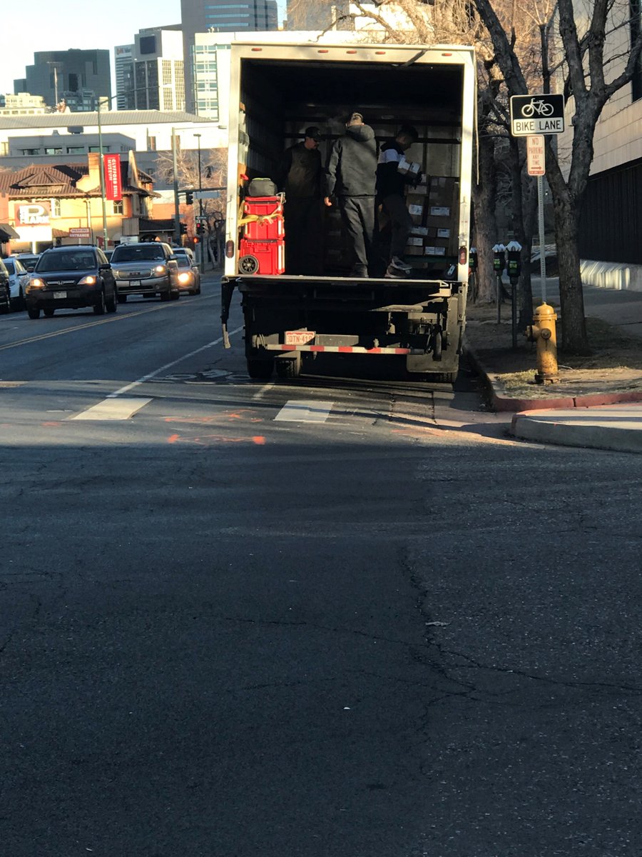 00Piep's tweet photo. ICYMI: MT @DenPublicWorks: We have a ROWE agent who patrols Denver’s bike lanes now. These are just some of the violations he enforced. People on bikes also need to get around safely in our growing city! #WednesdayWisdom https://t.co/xgnkHwrbym