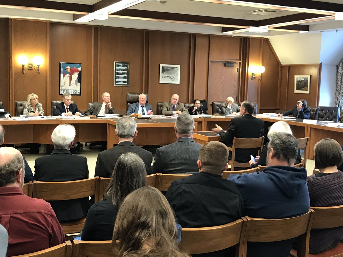 350NH's tweet photo. Today the science energy and technology committee is debating #HB404 which would give Epping the right to vote on the Granite Bridge Pipeline. #NHPolitics https://t.co/thmHimcNgN