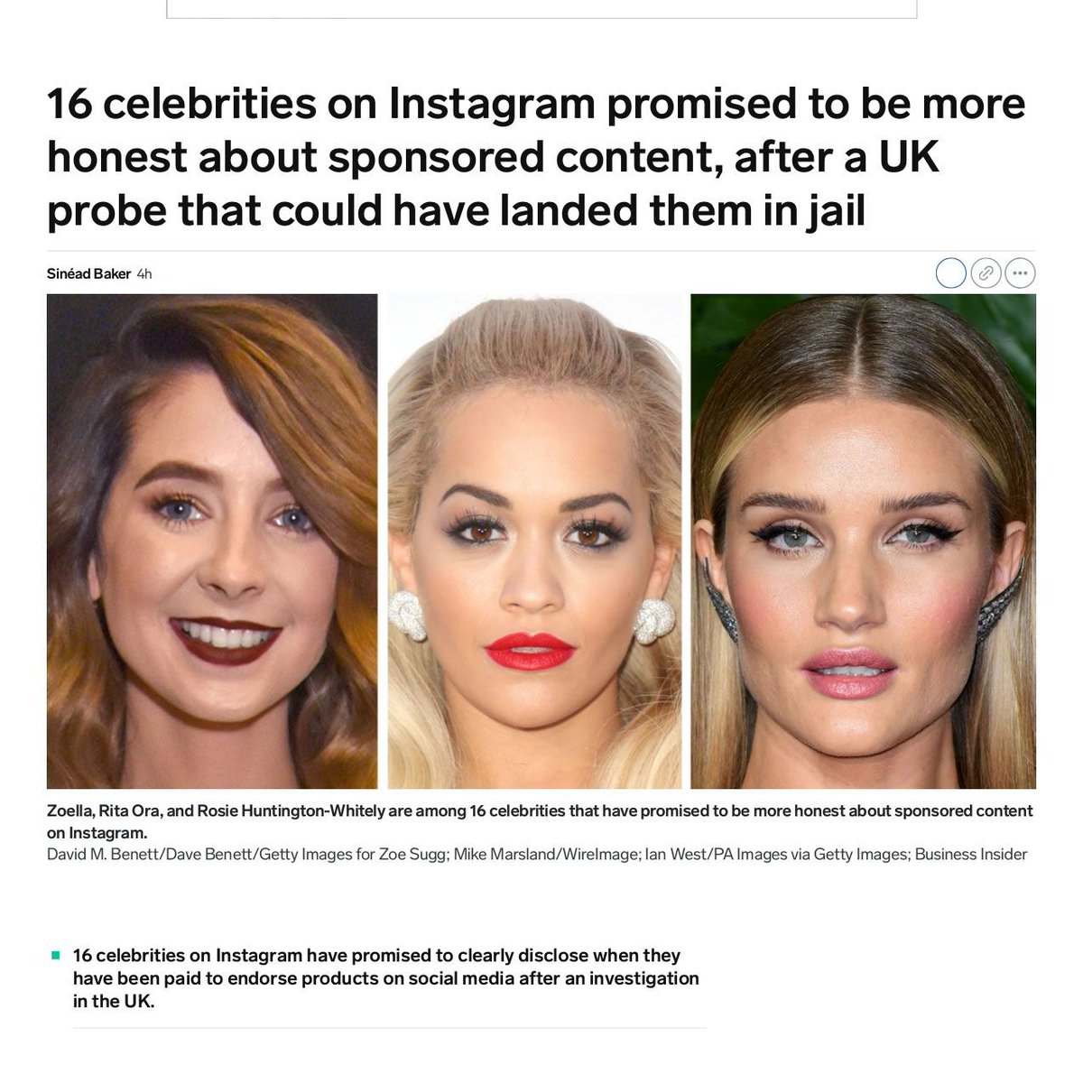 KJBennettBeauty's tweet photo. About time they cracked down on nondisclosure.
I'm curious, will major offenders in the beauty/fashion influencer community feel the pressure and begin acting ethically and disclose?
Or is that unrealistic? Thoughts?

#BeautyInfluencers #Nondisclosure #Sponsorship #AffiliateCodes https://t.co/2Leo3HR1z0