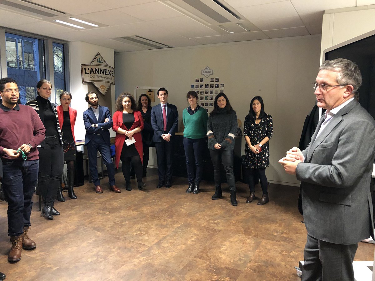 Nathaliedore's tweet image. Very impressed by our @bnpp_cardif colleagues, the first « skillupers » of our 3 months re-skill program with @GA! After 3 months of hard work: new skills, new mindset, and they seemed very happy about the experience. They made my day! #hr #engagement #goodplacetowork #newskills