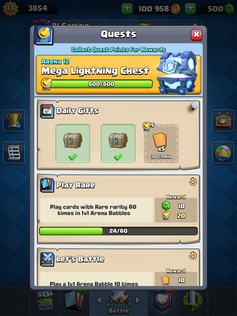 Clash Royale on Twitter "When is your next ⚡Mega Lightning Chest⚡