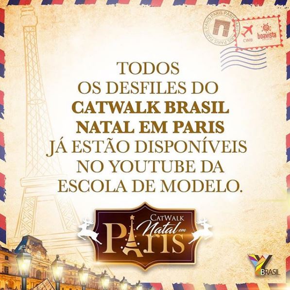 ymodelkids's tweet image. ATENÇÃO ⚠️ Todos os desfiles do @catwalkbrasil Natal em Paris já estão disponíveis no YouTube da @escolademodelo ❤️❤️❤️ #MaxFama #CatwalkBrasil #YModelKids #NatalEmParis #EscoladeModelo #Moda #Fashion #Desfile #AgênciadeModelos #AgênciadeModelosInfantil #MelhorCastingdoBrasil
