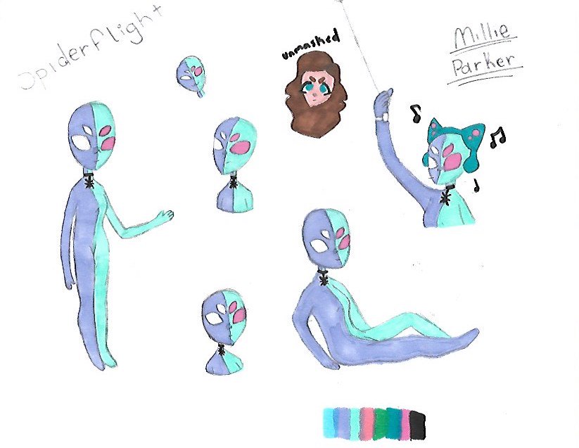 My daughter loved Spider-man: Into the Spider-Verse, so she wanted to join in with her own #spidersona