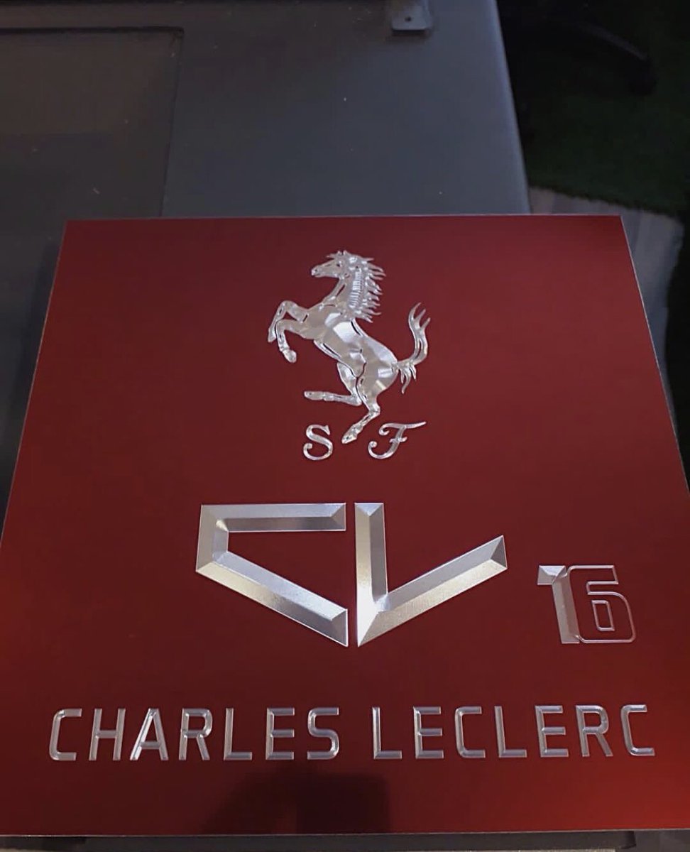 Watch: Charles Leclerc receives honorary personalized ...