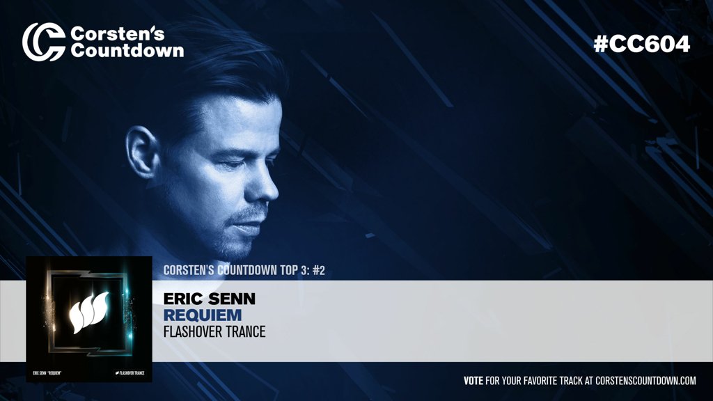 ResonationRadio's tweet photo. 11. Last week at #1, this week at the #2 position; the new @ericsennmusic track “Requiem” [@FlashoverRec Trance] #CC604 https://t.co/TEUK1Ha3lk https://t.co/AKIT2C5TLs