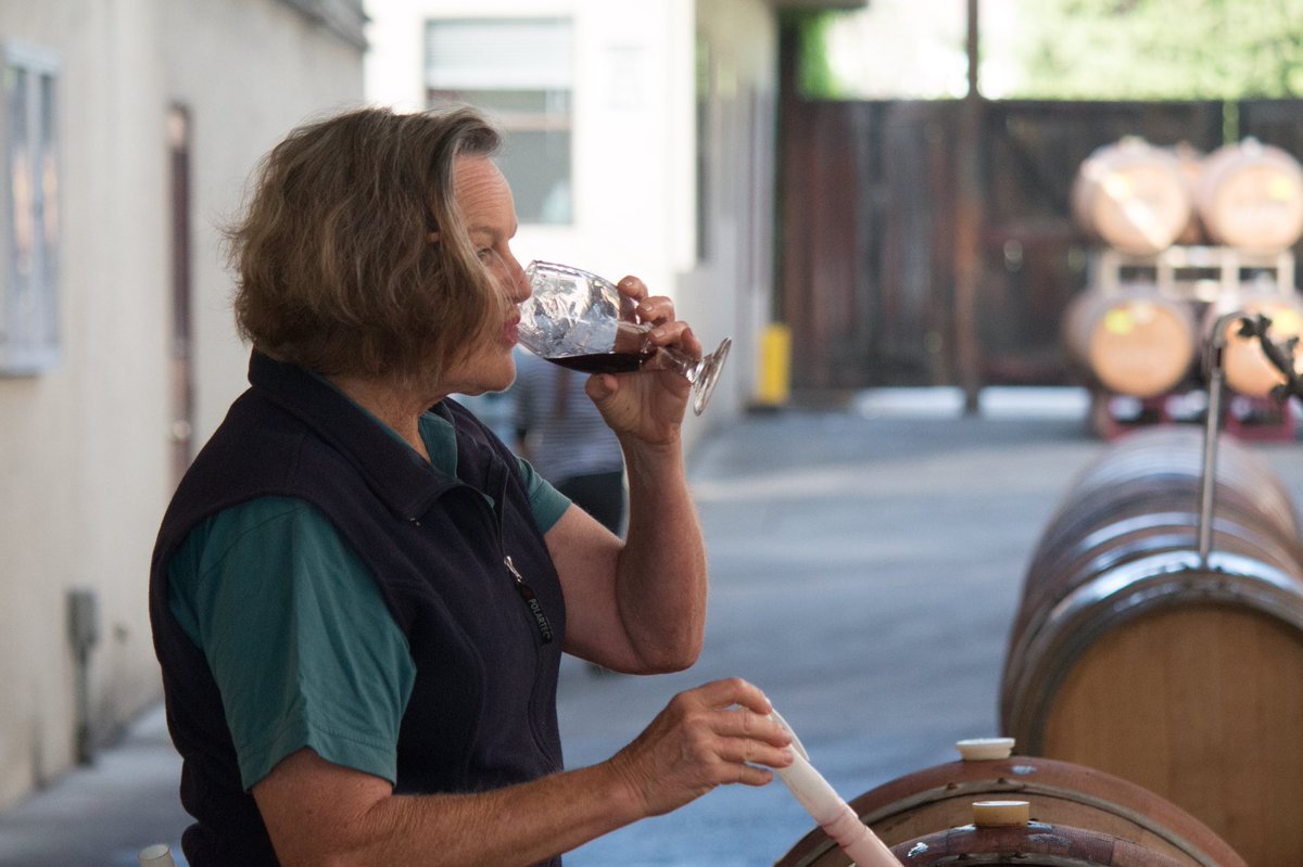 Our winemaker, Alison Doran’s passion  for winemaking begins with solving problems &amp; producing remarkable results from her hand harvested, hand selected grapes! #levendiwinery #winemaker #winery #winewednesday