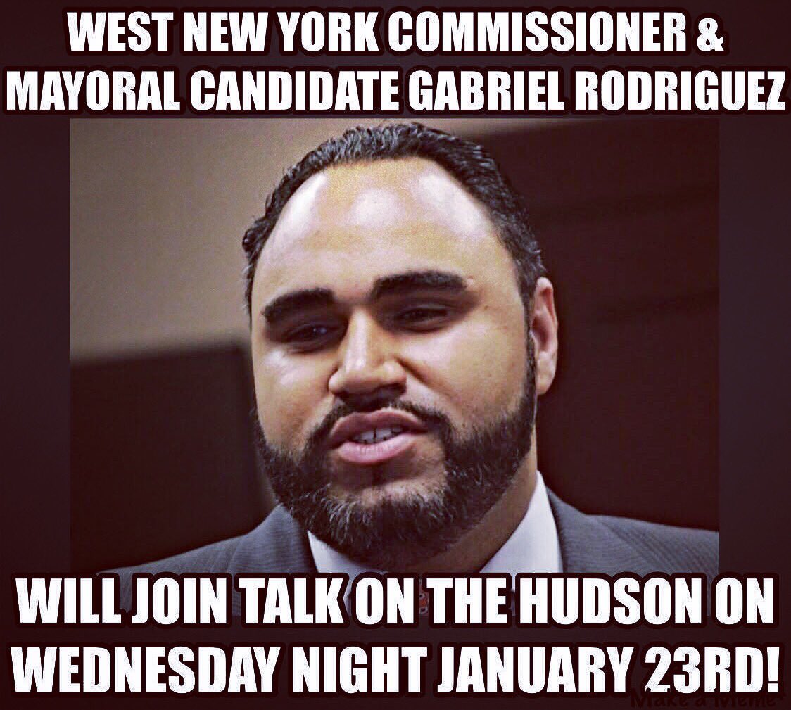 theamazinguribe's tweet photo. 🚨TONIGHT &amp; LIVE AT 9:00PM🚨

Coming up, I welcome West New York Commissioner &amp; @NewBeginningWNY Mayoral Candidate #GabrielRodriguez to #TalkOnTheHudson

There’s a lot to discuss!

You can tune in later this evening by clicking on the link below!

https://t.co/k3eRkGECgo https://t.co/YfxpnTSvfO