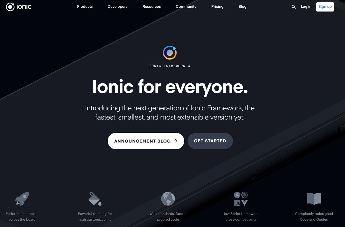 lexdiazblanco's tweet image. Con este lanzamiento pongo mi fe en el final de las aplicaciones híbridas como las conocemos hoy en día, Felicidades @Ionicframework #ionicV4