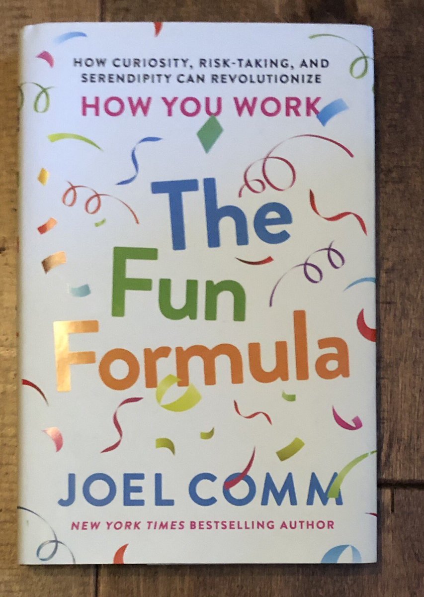 briansolis's tweet photo. I’m a little behind in sharing the work of my talented friends. In this case, I wanted to spotlight the latest book by @joelcomm, “The Fun Formula. - How curiosity, risk-taking, and serendipity can revolutionize how you work.”
https://t.co/PhI09kRGZa
#funformula https://t.co/ULn8Y1pv0N
