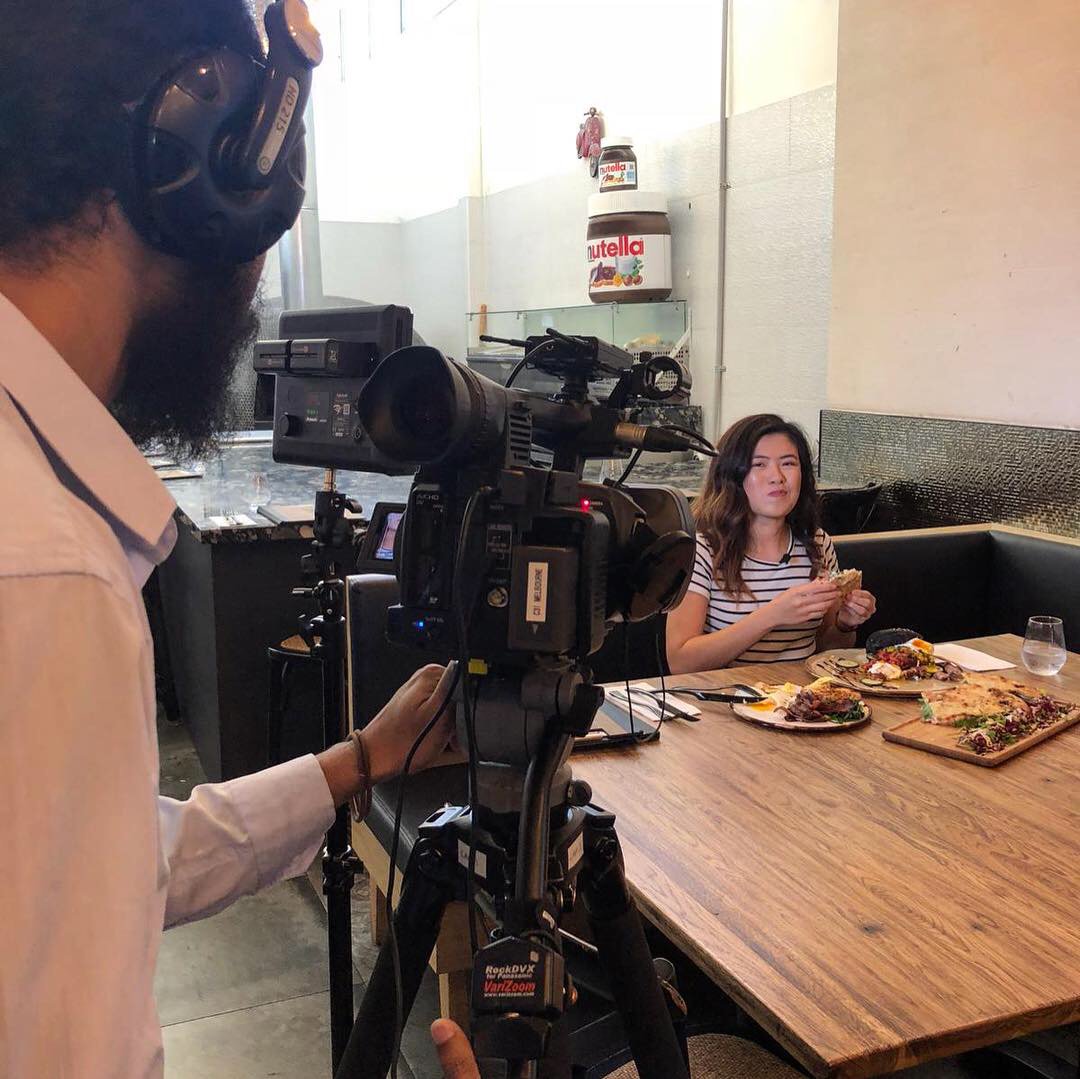 C31Melbourne's tweet photo. The #c31melbourne team and @annielouey are off filming along the Great Ocean Rd today for a new #BestFiveInFive, first stop I’ll Matto in Torquay. https://t.co/JLNc8kkJjp