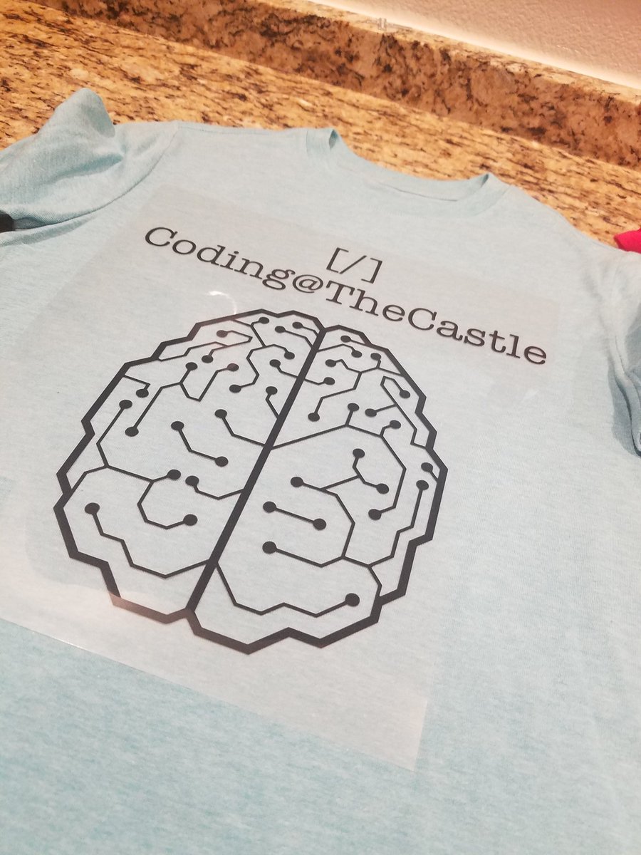 MrsPruenteCCE's tweet image. Working on our coding club shirts!
#codingatthecastle 
#ccepride 
#thisiscce