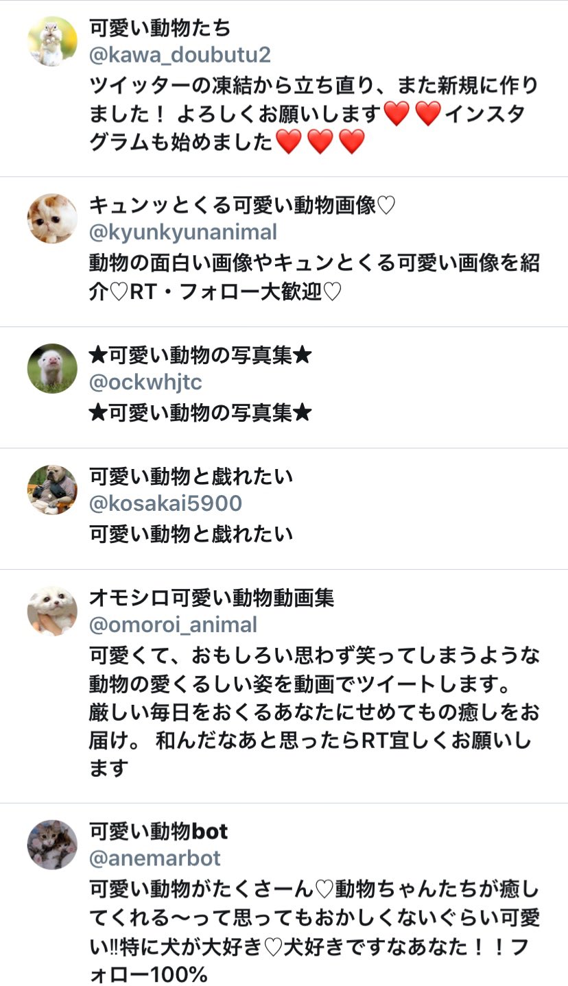 日本野虫の会 いきもにあ ありがとうございました ワイのうんざりする かわいい無断転載動物 ブロックリストたち あいつらはパクった画像や動画で人を集めて 紛れこませた美容グッズとかの広告に誘導してるんですよ もちろんパクられて通報したこともある