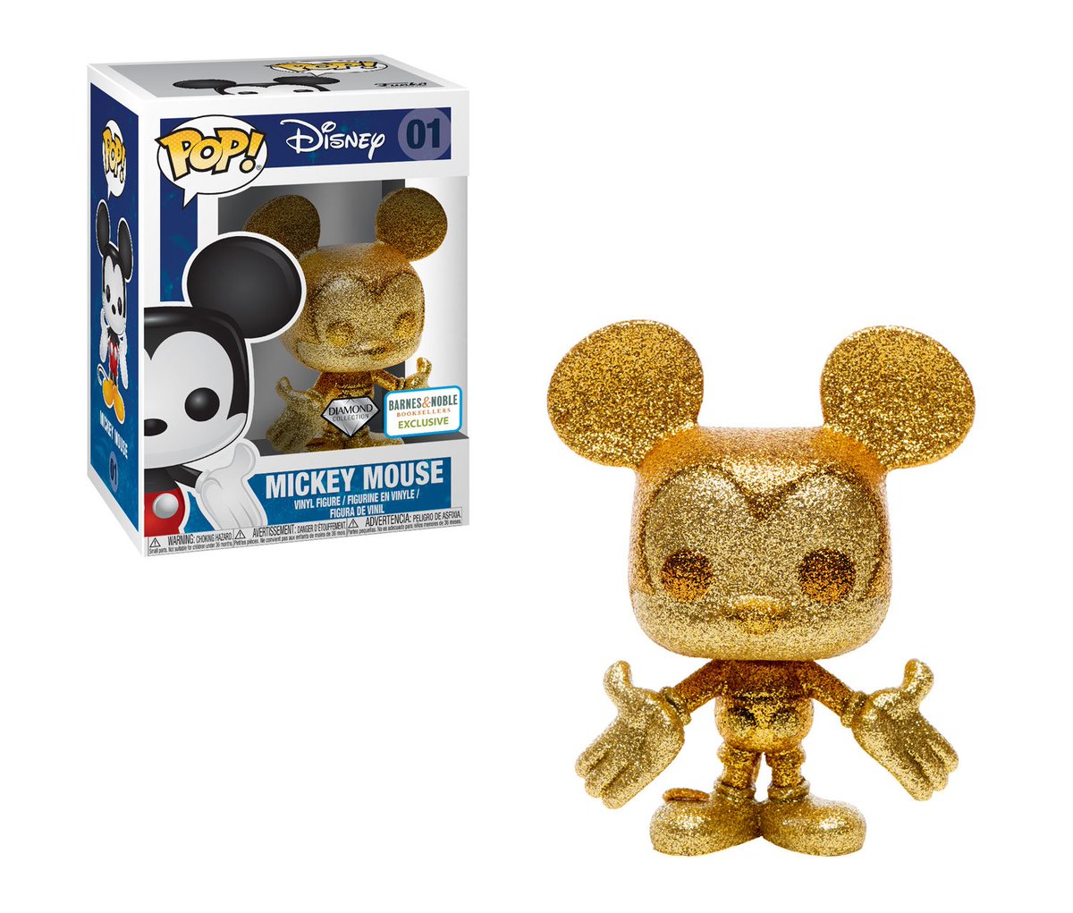 OriginalFunko's tweet image. RT &amp;amp; follow @OriginalFunko for a chance to WIN a @BNBuzz Exclusive Diamond Collection Gold Mickey Mouse Pop!