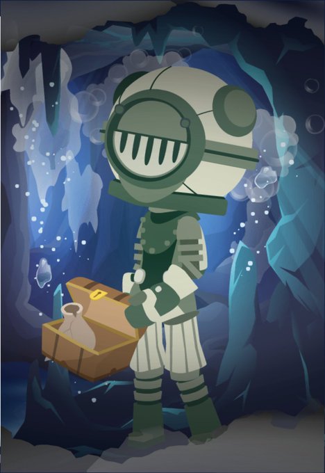 潜水服のtwitterイラスト検索結果 古い順