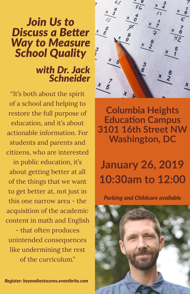 Do you care about whether the measures we use for school quality are accurate? Come to our discussion on Saturday!

Register at beyondtestscores.eventbrite.com