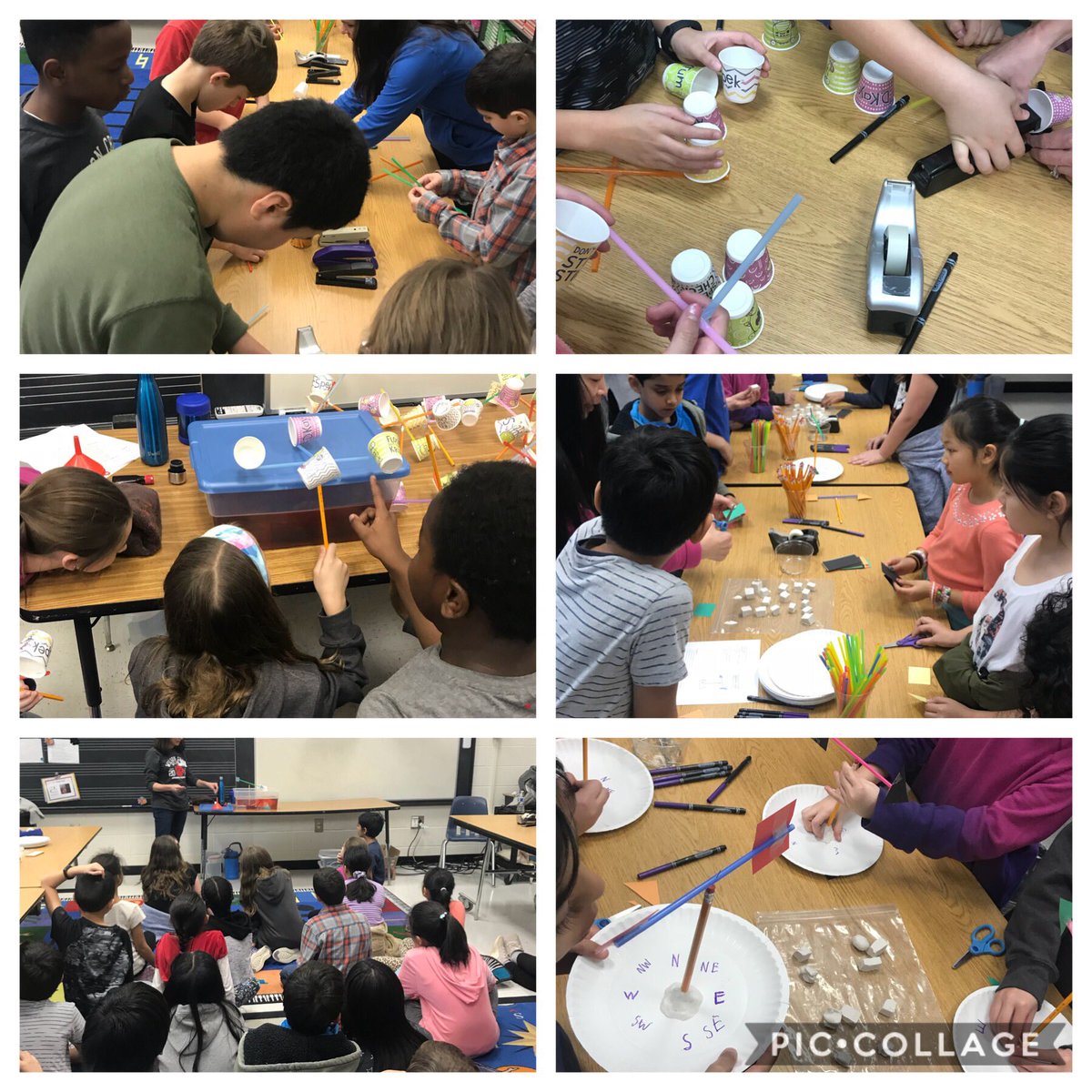 Colemans_Crew's tweet photo. What better way to celebrate being 1️⃣0️⃣0️⃣ days smarter than with Science Force 🎉🔬?! Thanks to our amazing volunteers! @WilsonCreekES #100days #science https://t.co/WJKAOdVteG
